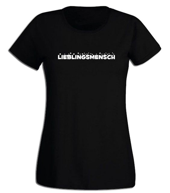 G-graphics T-Shirt Damen T-Shirt - Lieblingsmensch mit trendigem Frontprint günstig online kaufen
