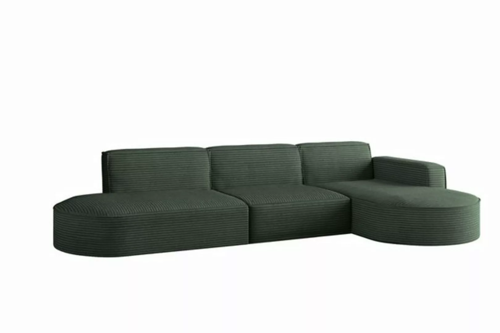 Kaiser Möbel Ecksofa Designer, Sofa L form MODENA stoff Poso, Dekorative Ki günstig online kaufen