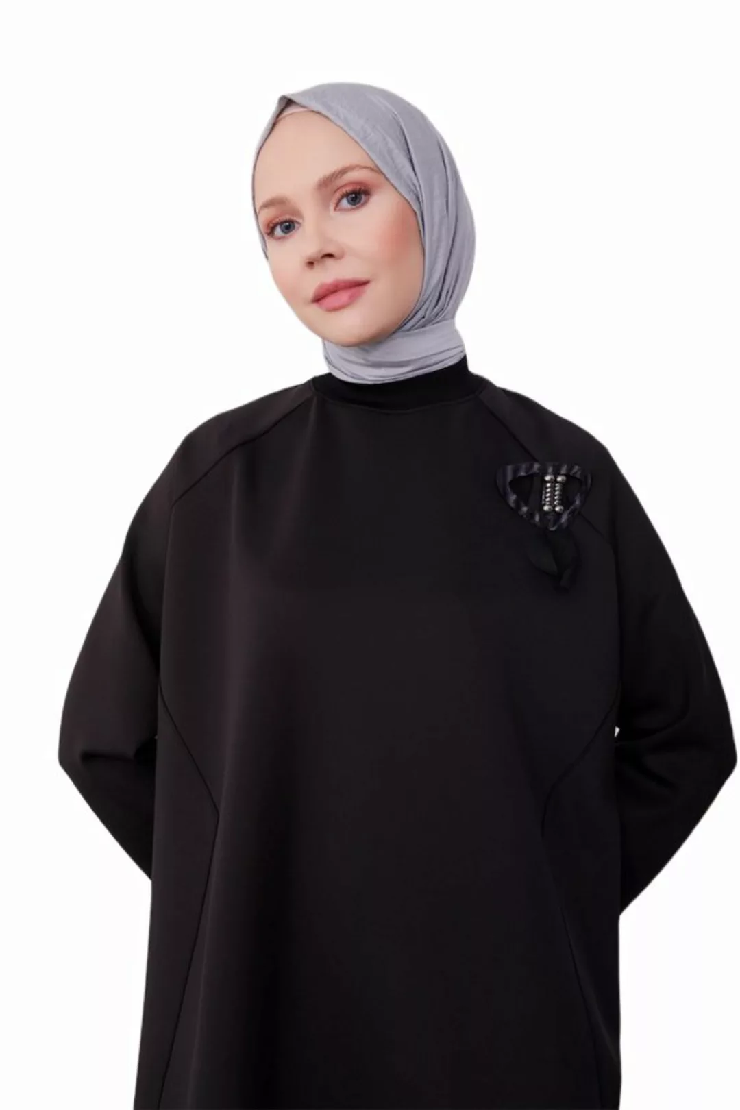 ARMİNE Tunikakleid Armine Brosche Detaillierte Tunika – Moderne und elegant günstig online kaufen