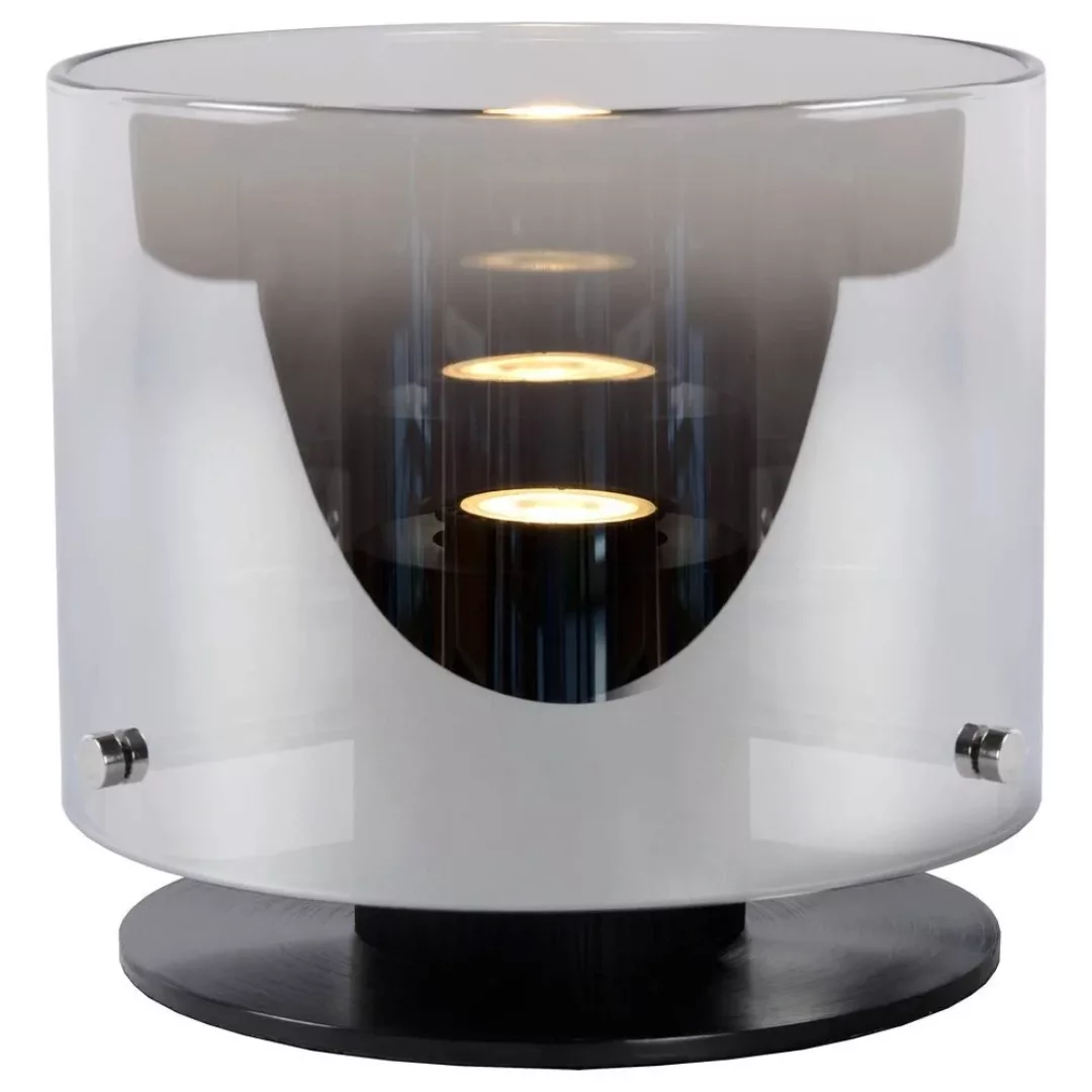 LED Tischleuchte Owino in Grau und Schwarz GU10 5W 320lm günstig online kaufen