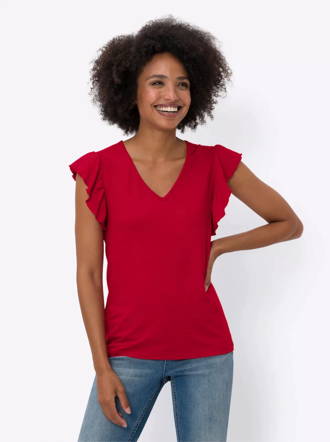 heine V-Shirt "Shirt", (1 tlg.) günstig online kaufen