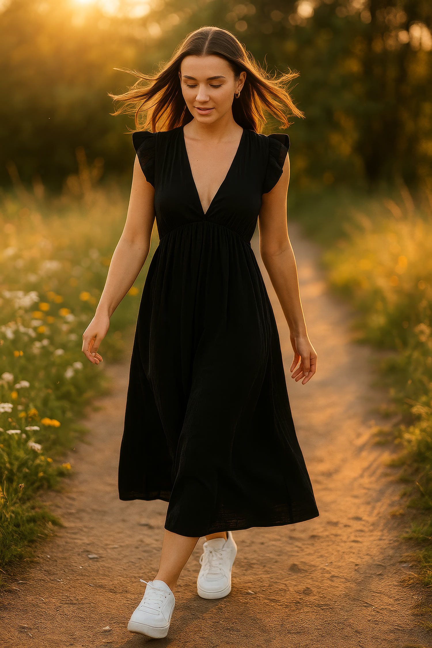 Reichstadt Sommerkleid Damen Musselin 25RSW076 günstig online kaufen