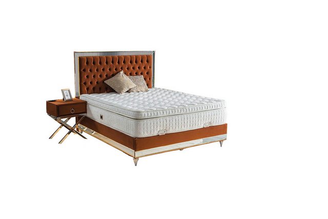 Villa Möbel Boxspringbett LUSSO (Bett Set, Bettset), Bettkasten mit XXL Sta günstig online kaufen