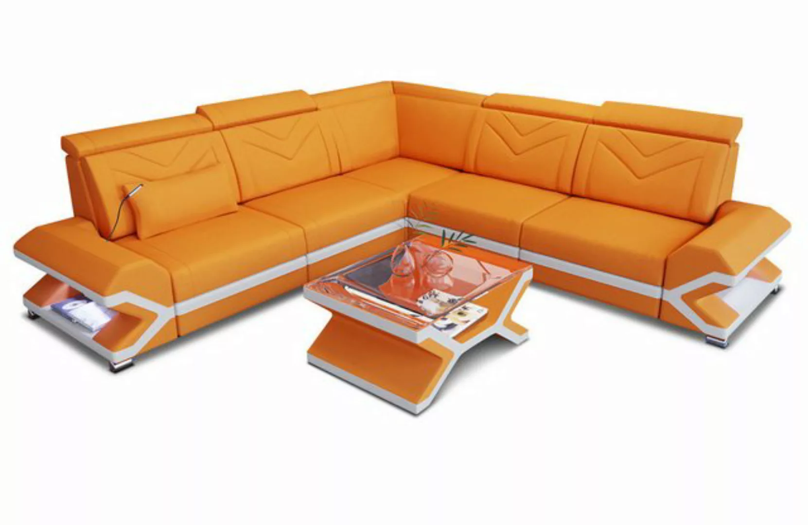 Sofa Dreams Ecksofa Stoffsofa Couch Stoff Polstersofa Sorrento L Form, mit günstig online kaufen