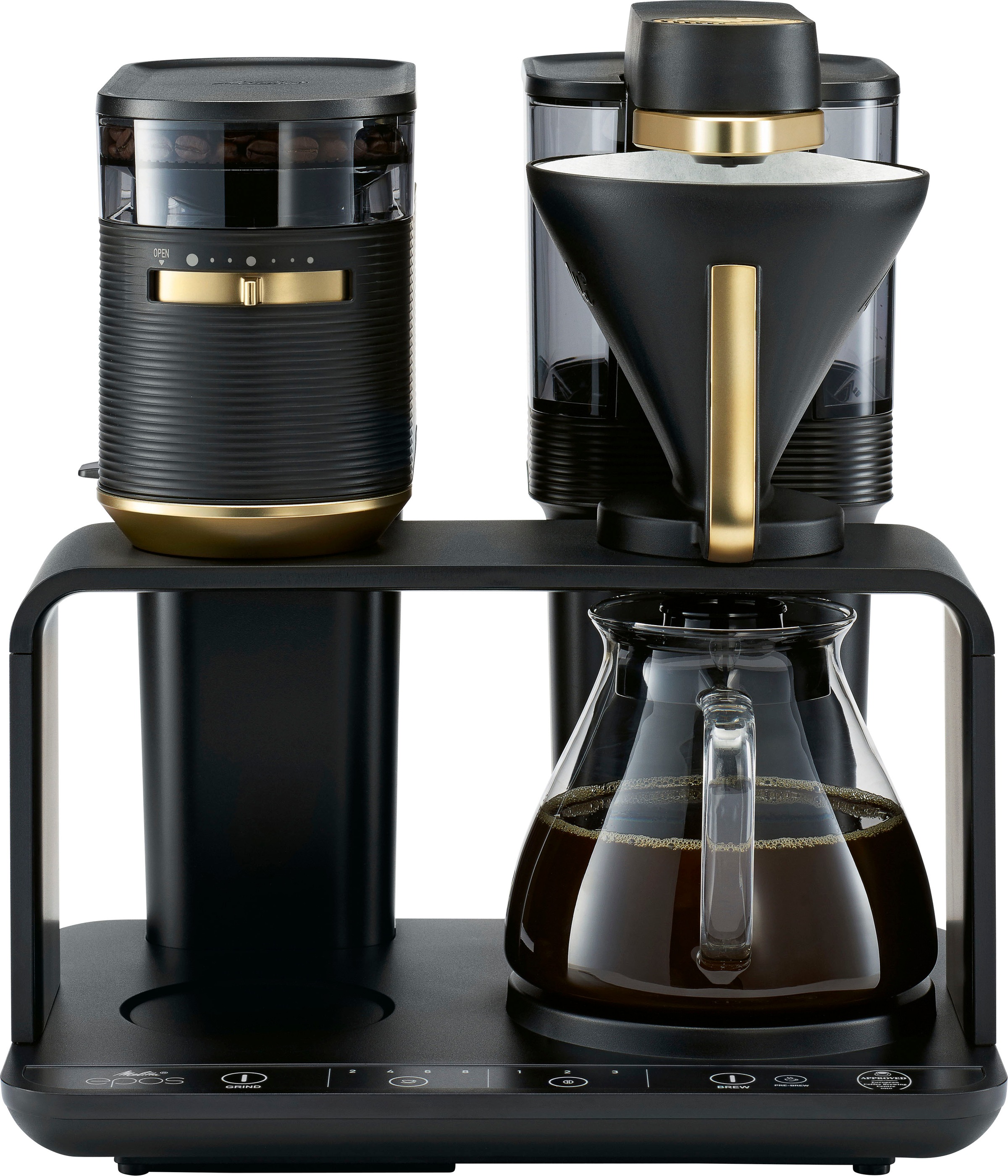 Melitta Kaffeemaschine mit Mahlwerk »EPOS® 1024-04«, 1 l Kaffeekanne, Papie günstig online kaufen