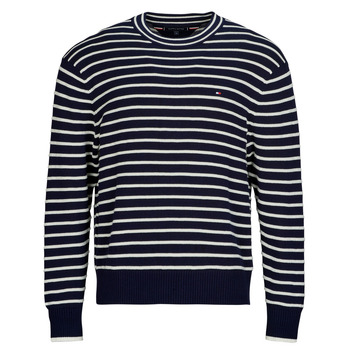 Tommy Hilfiger  Pullover BRETON STRUCTURE CREW NECK günstig online kaufen