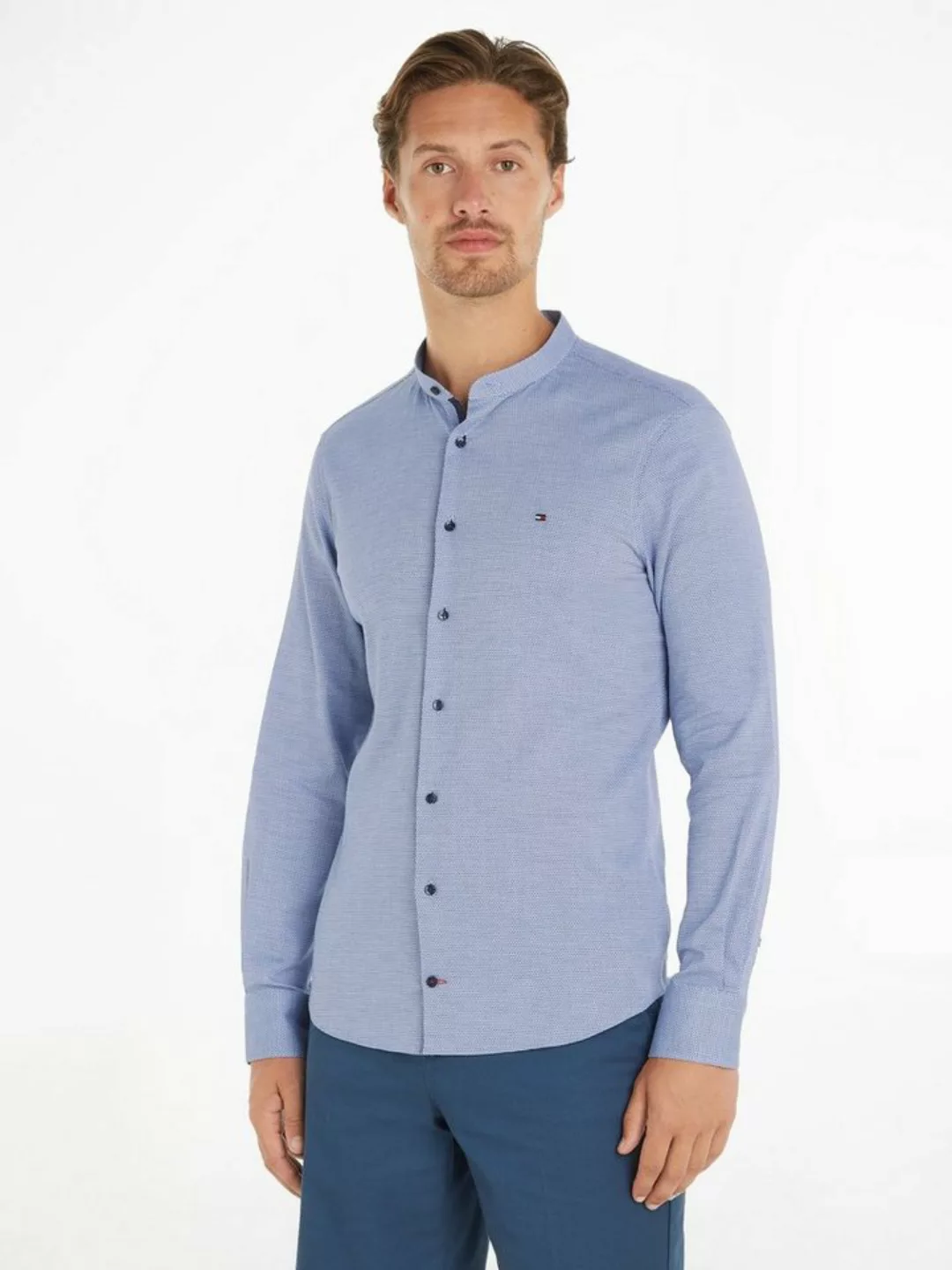 Tommy Hilfiger Langarmhemd CL STRETCH DOBBY SF SHIRT günstig online kaufen