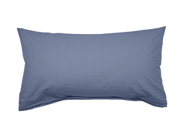 Janine Janine Mako-Soft-Seersucker Bettwäsche PIANO 0125 denimblau Größe: günstig online kaufen