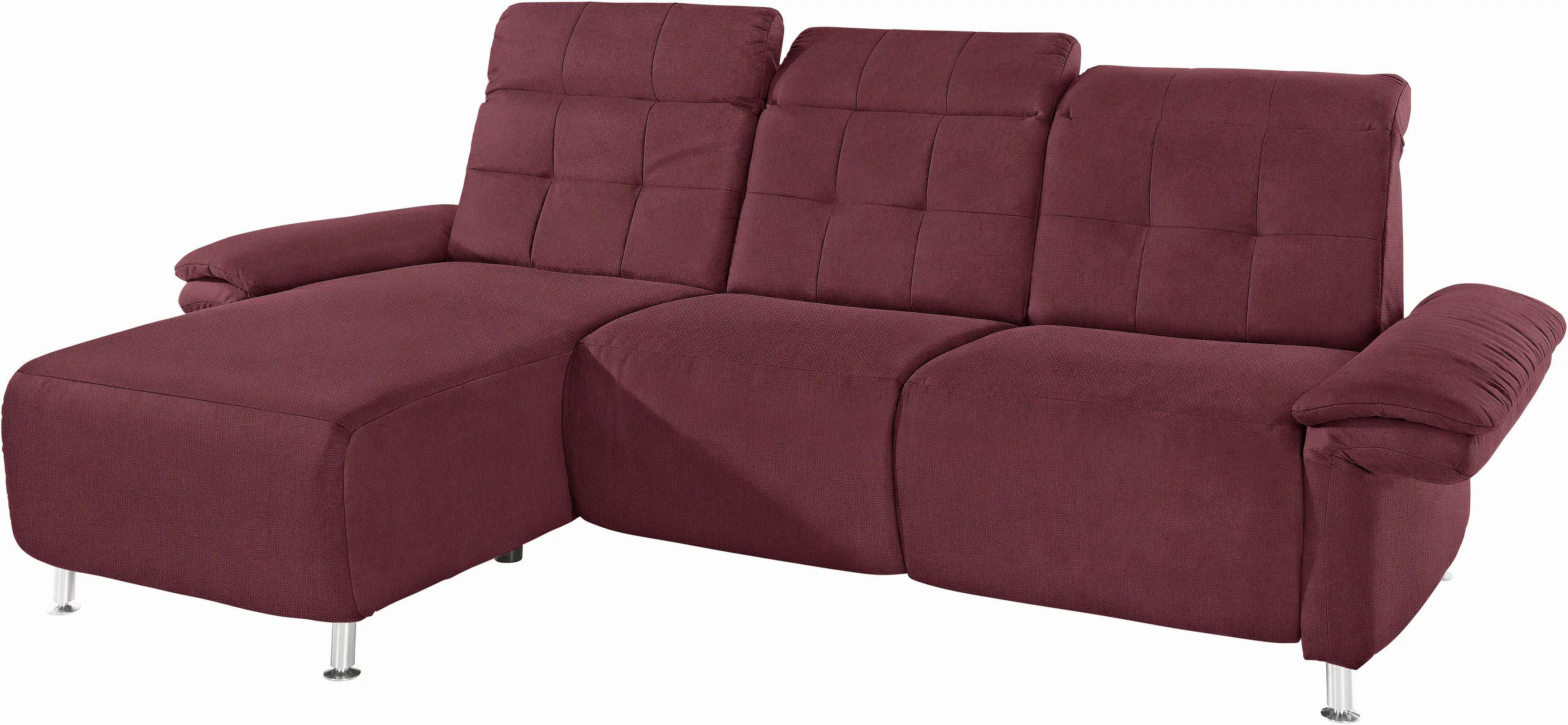 Places of Style Ecksofa Manhattan, 2 Sitze mit elektrischer Relaxfunktion, günstig online kaufen