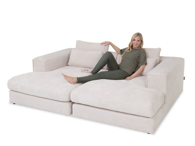 SANSIBAR Living Sofa Megasofa SANSIBAR NORDENHAM BHT 226x84x176 cm beige Bi günstig online kaufen