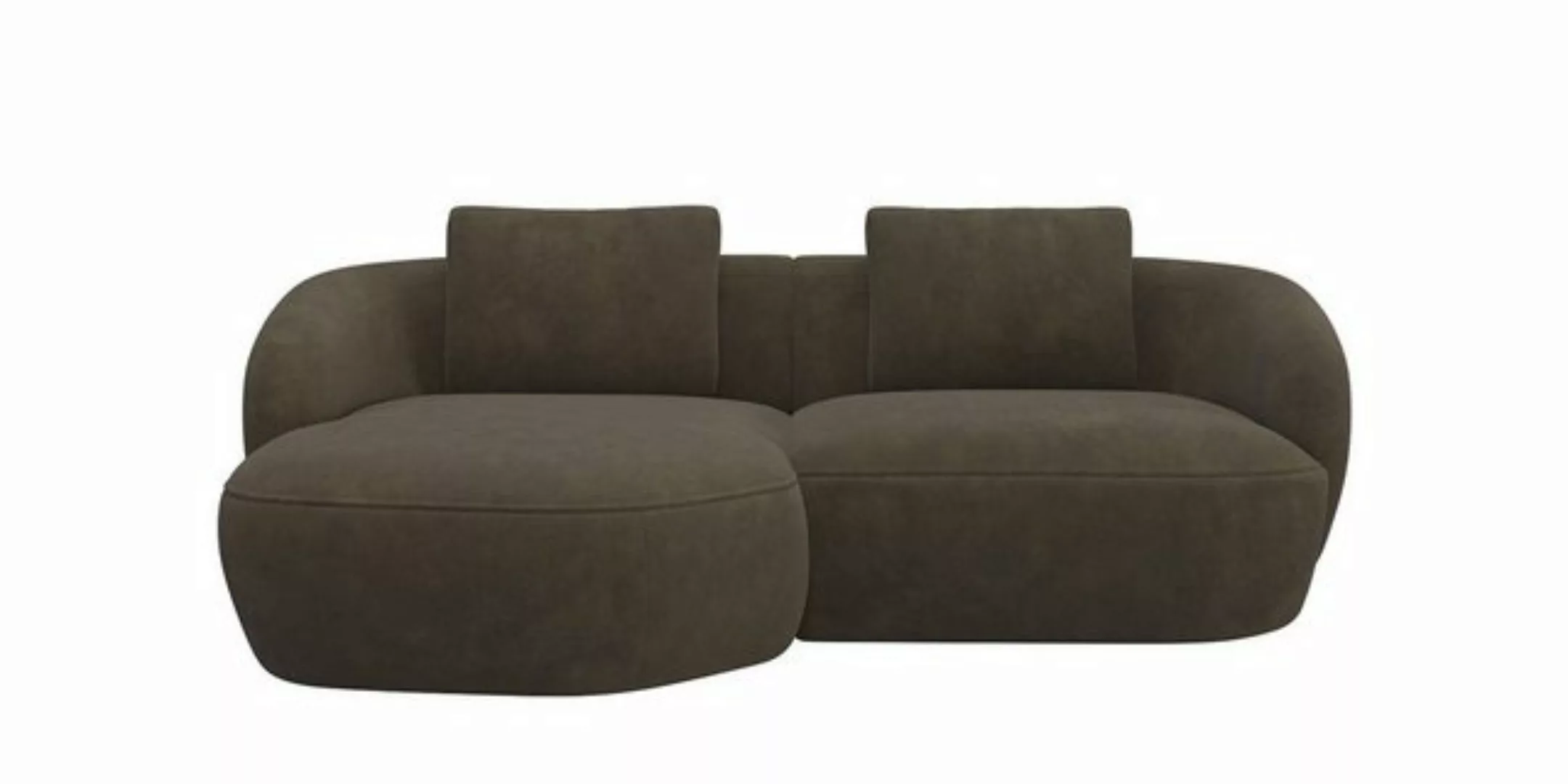 FLEXLUX Wohnlandschaft Torino, rund, L-Form, Sofa-Ecke mit Recamiere, Longc günstig online kaufen