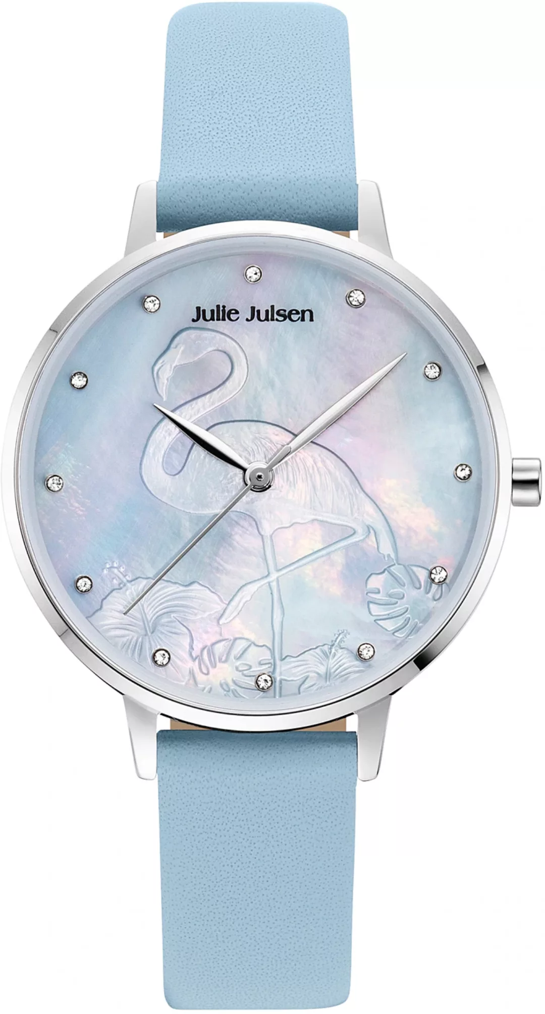 Julie Julsen Quarzuhr "Flamingo Blue, JJW1006SL-01" günstig online kaufen
