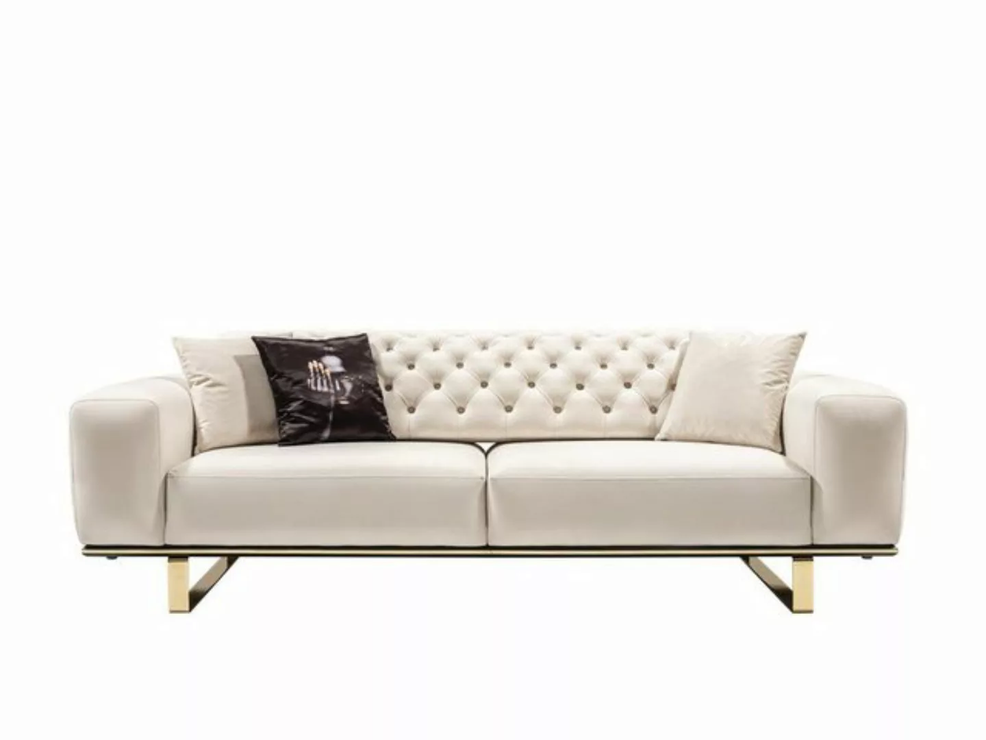 JVmoebel 3-Sitzer Sofa 3 Sitzer Wohnzimmer Luxus Polster Designer Möbel Che günstig online kaufen