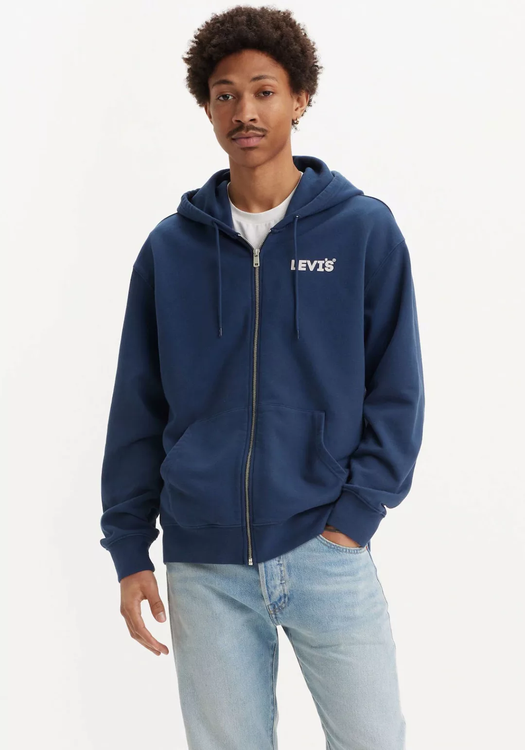 Levis Sweatjacke "RELAXED GRAPHIC ZIPUP", mit großem Rückenprint günstig online kaufen