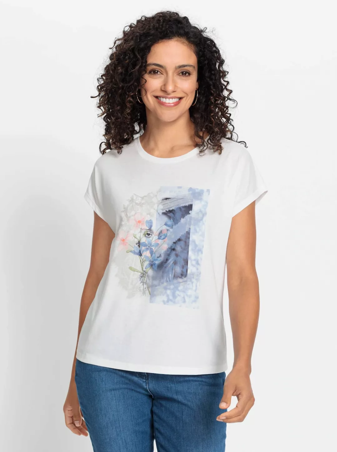 Inspirationen Kurzarmshirt "Rundhals-Shirt", (1 tlg.) günstig online kaufen