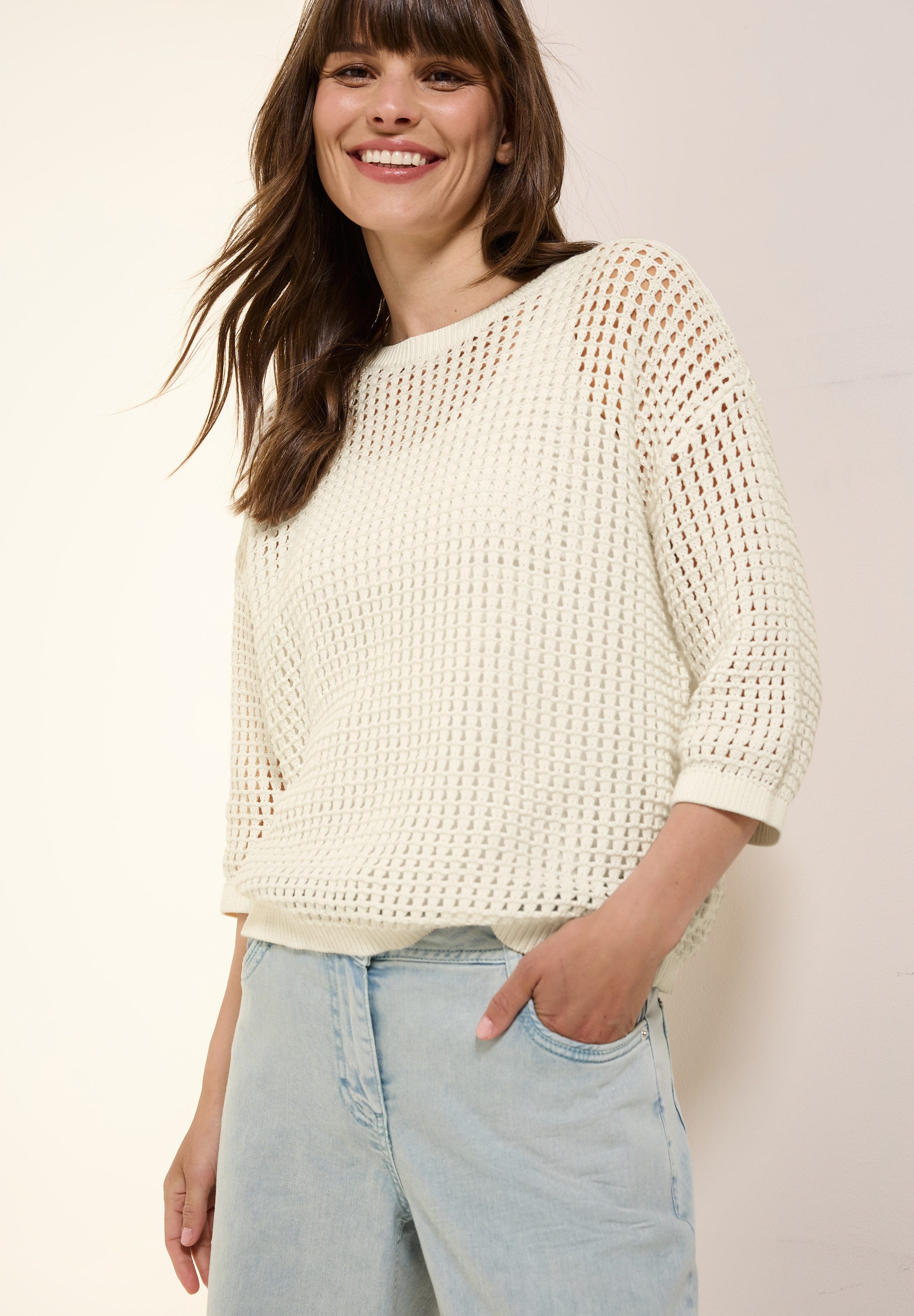 Cecil Strickpullover, Grobstrick günstig online kaufen