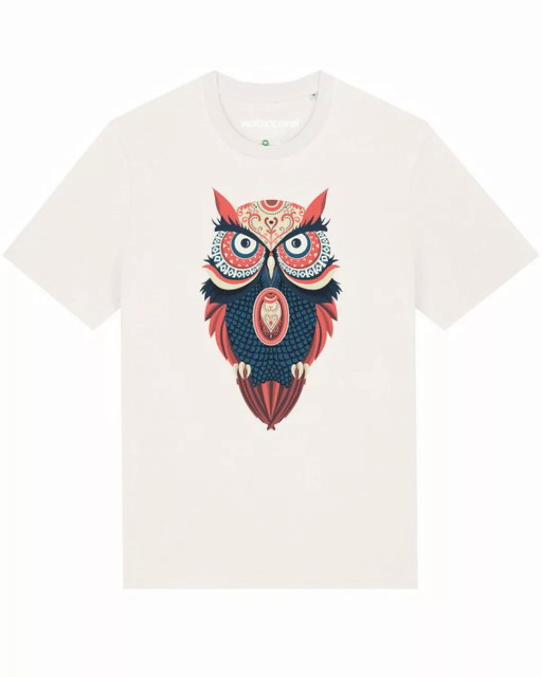 wat? Apparel Print-Shirt Colorful Owl (1-tlg) günstig online kaufen