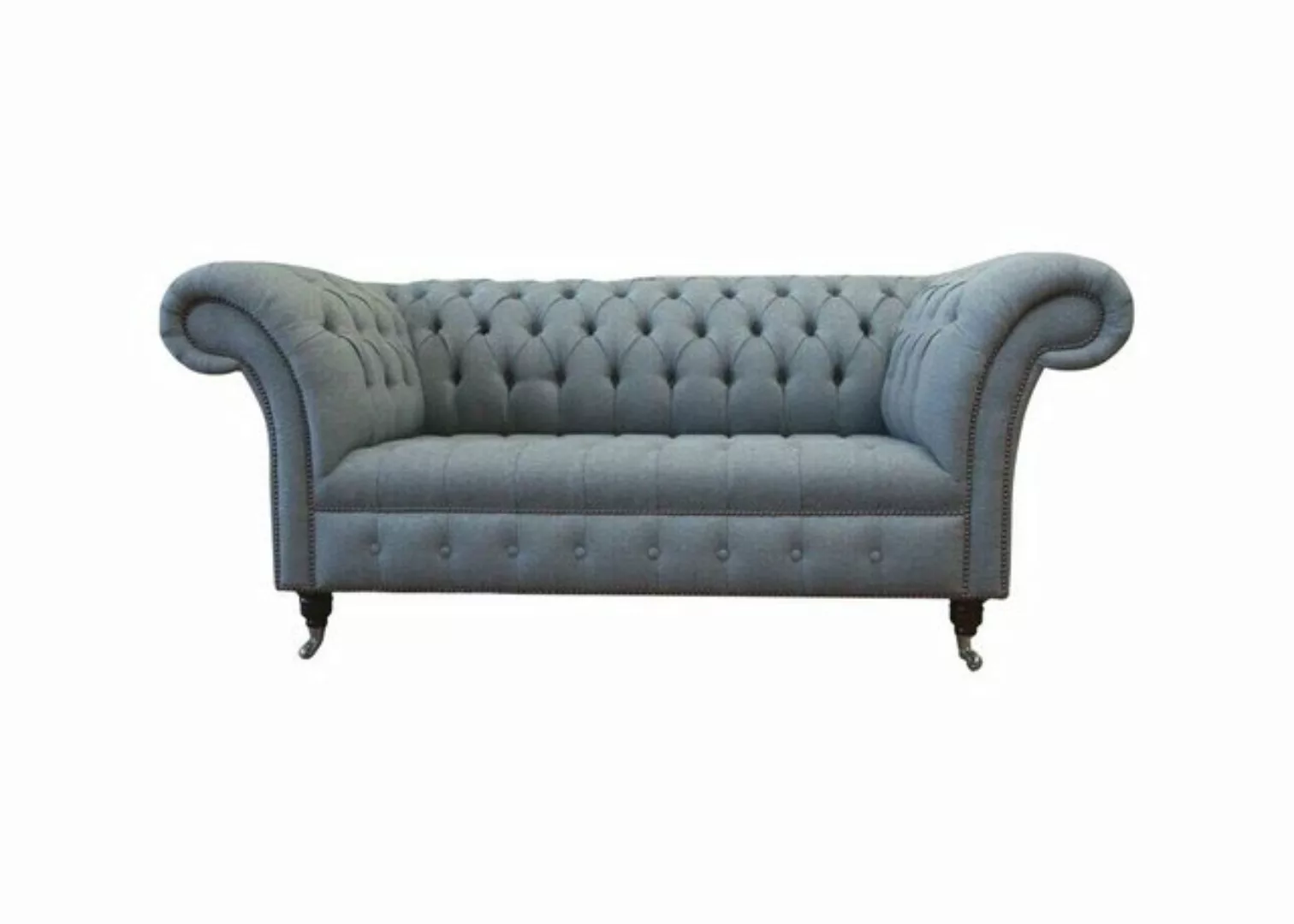 JVmoebel Sofa Chesterfield Büro Sitzmöbel Einrichtung Sofa Couch 2 Sitz Tex günstig online kaufen
