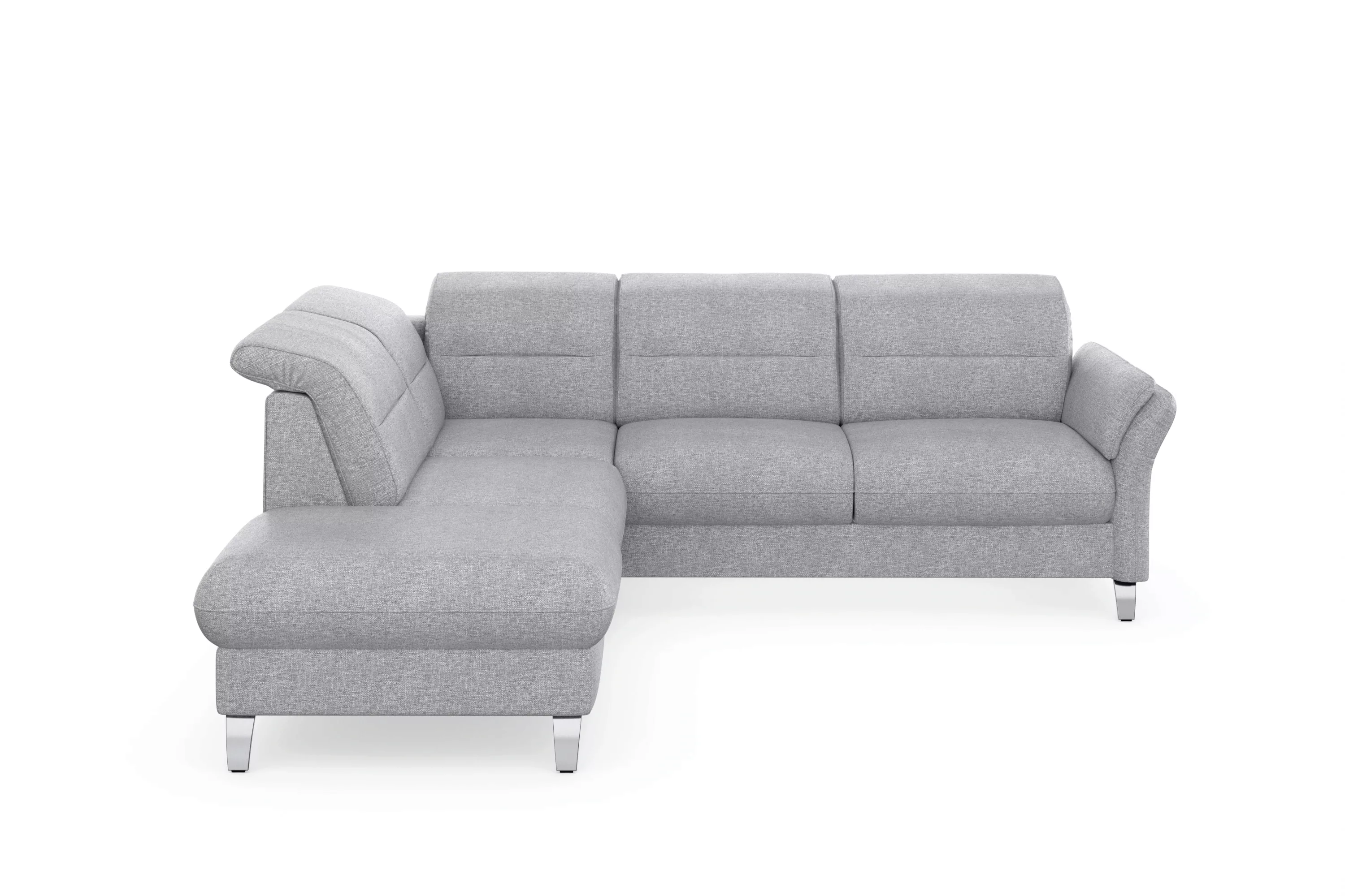 sit&more Ecksofa »Grenoble L-Form«, Federkern, wahlweise mit Bettfunktion, günstig online kaufen