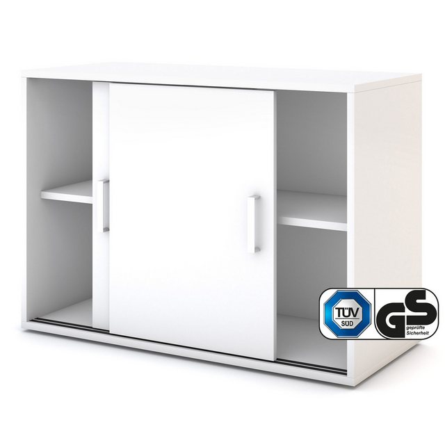 ASSMANN Büromöbel Aktenschrank Allvia mit Griff 100x44x72cm Holz günstig online kaufen