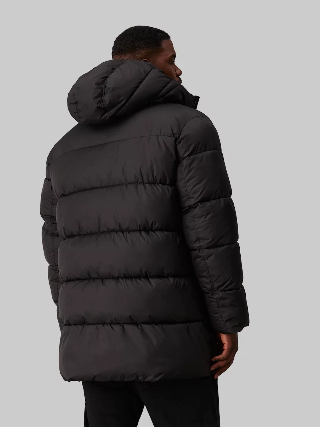 Calvin Klein Big&Tall Steppmantel BT_LONG HOODED QUILT PUFFER MW in Großen günstig online kaufen