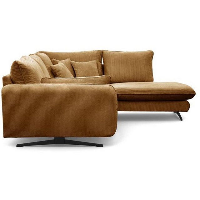 Beautysofa Ecksofa Prince, L-Form Polstersofa aus Cord-Bezug günstig online kaufen