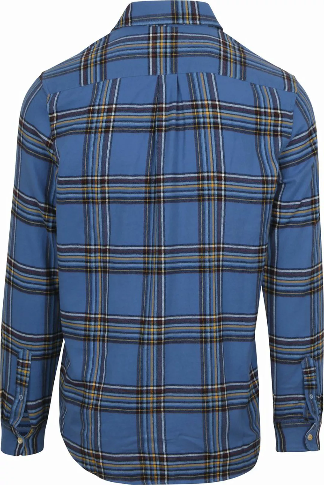 Scotch and Soda Flanellhemd Blau - Größe L günstig online kaufen