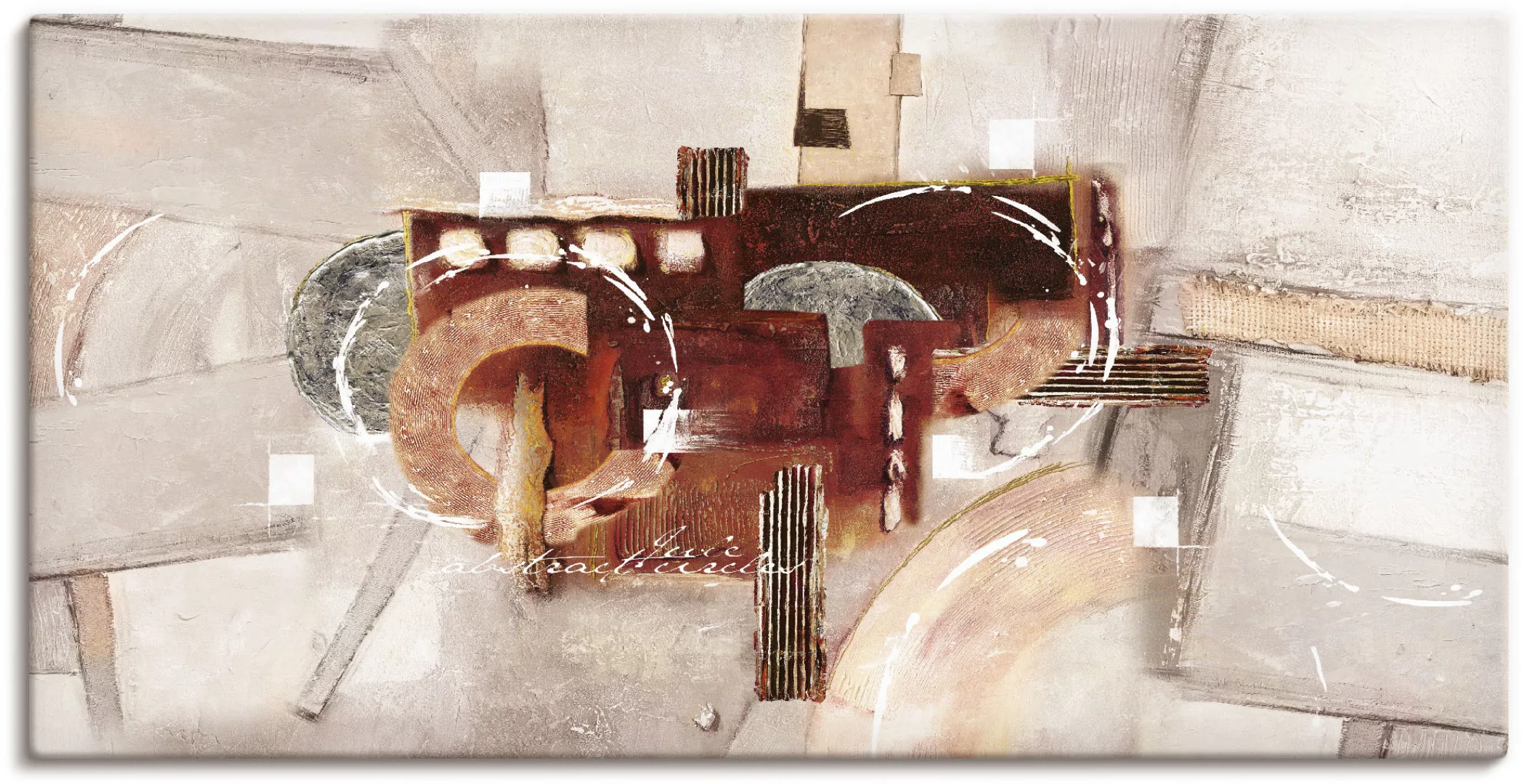 Artland Wandbild »Abstrakte Kreise«, Gegenstandslos, (1 St.), als Alubild, günstig online kaufen