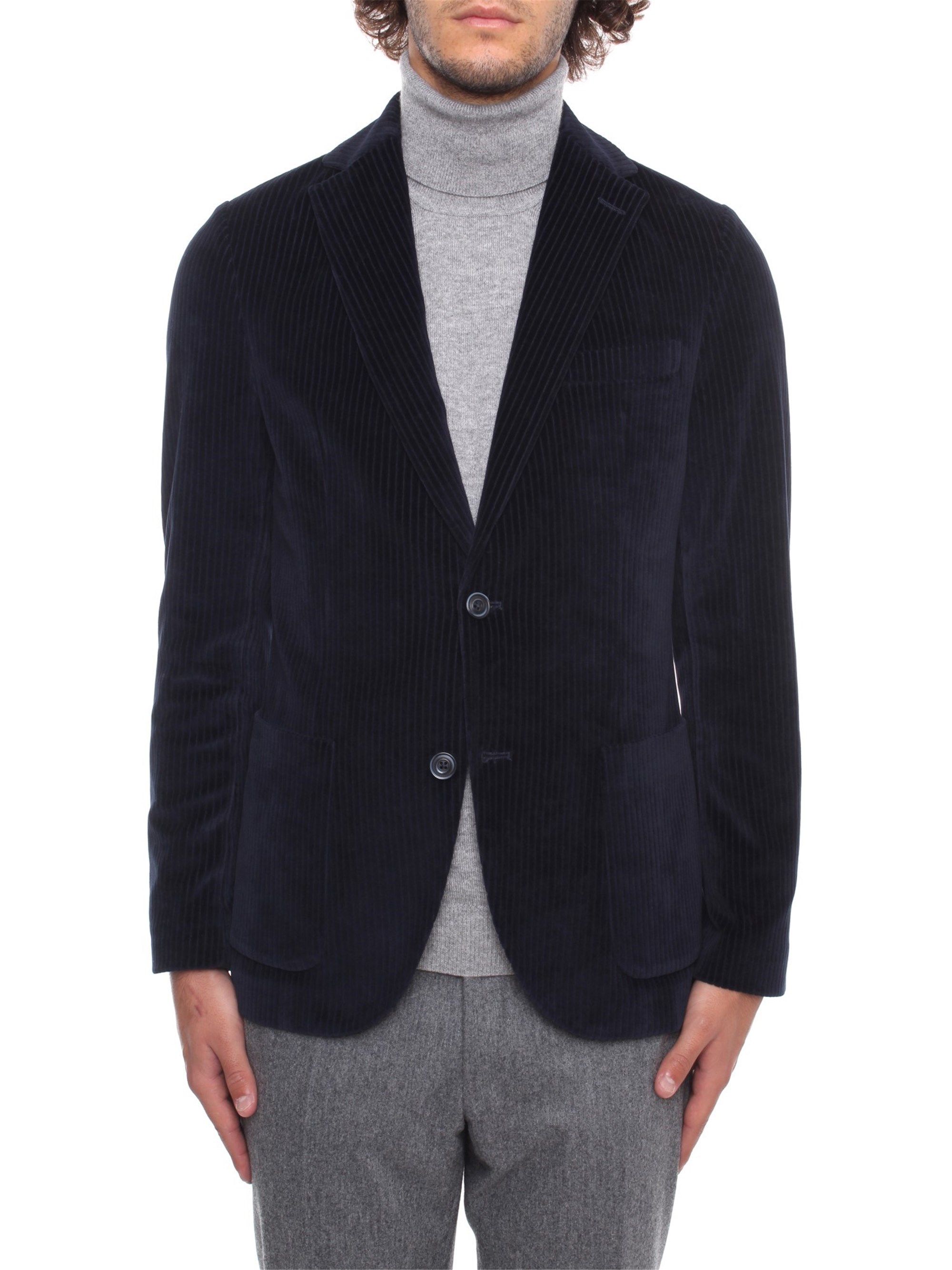 circolo 1901 Blazer Herren blau Cotone/poliestere günstig online kaufen