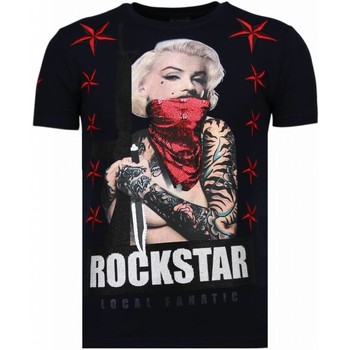 Local Fanatic  T-Shirt Marilyn Rockstar Strass günstig online kaufen