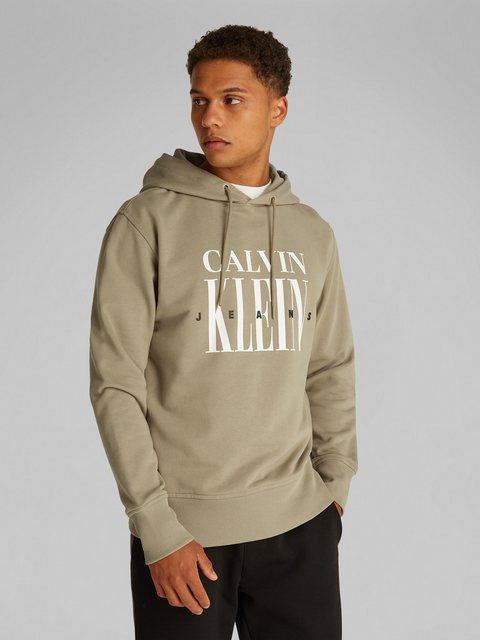 Calvin Klein Jeans Hoodie SERIF FONT GRAPHIC HOODIE mit großem Logodruck günstig online kaufen