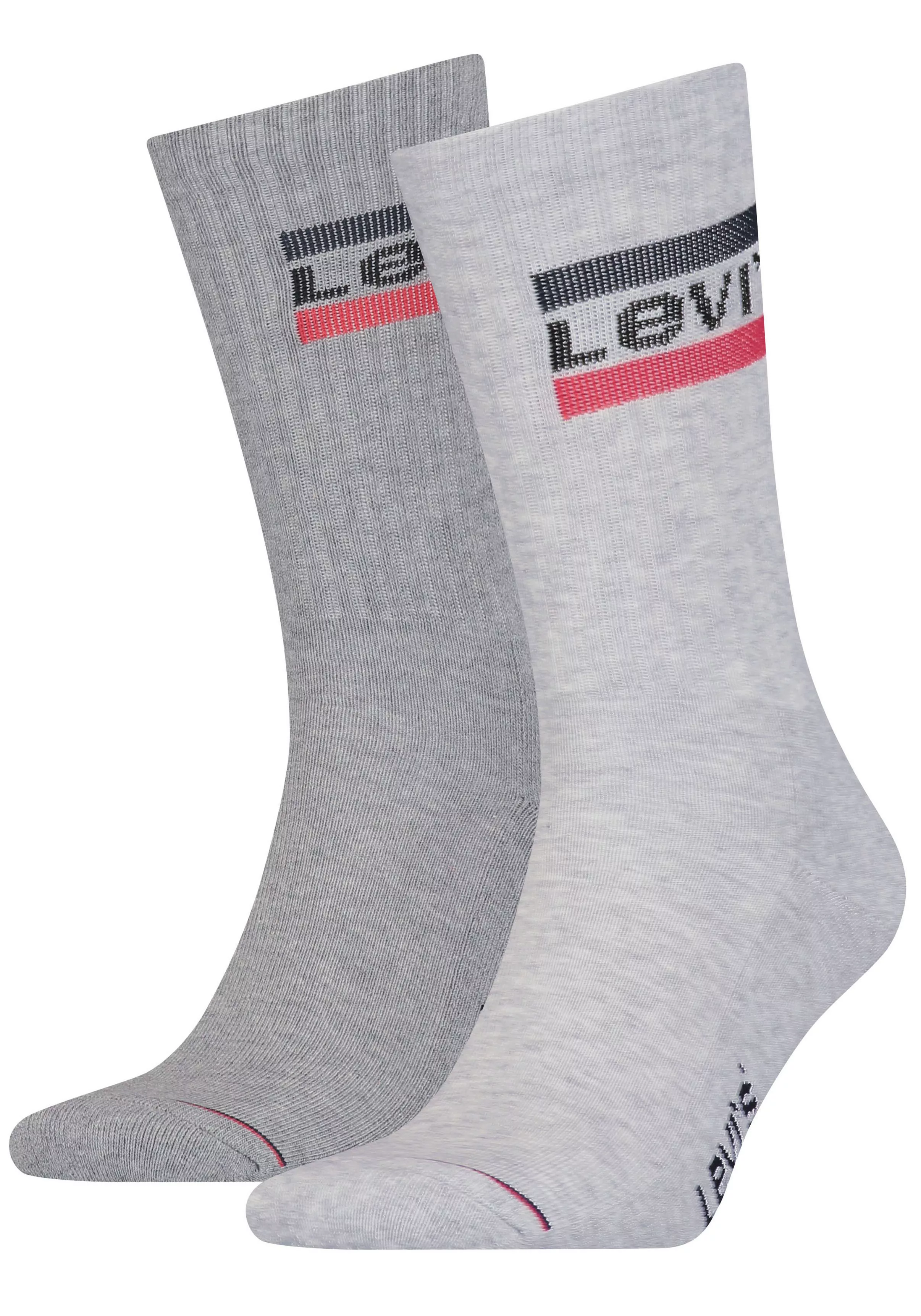 Levis Sportsocken, (Packung, 2 Paar), mit breitem Logobund günstig online kaufen