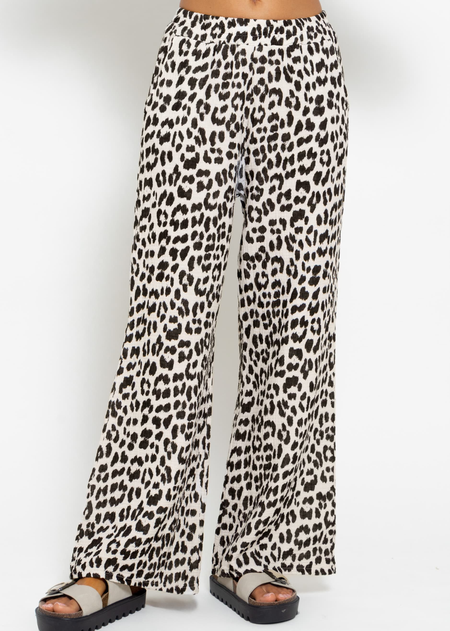 SASSYCLASSY Stoffhose Musselin Sommer Hose Damen günstig online kaufen