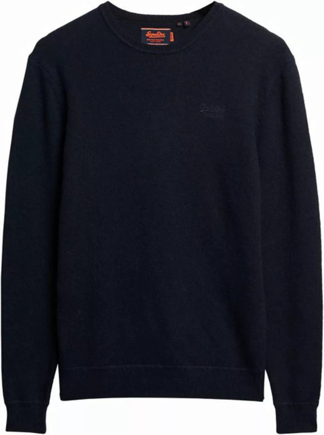 Superdry Rundhalspullover ESSENTIAL SLIM FIT CREW JUMPER günstig online kaufen