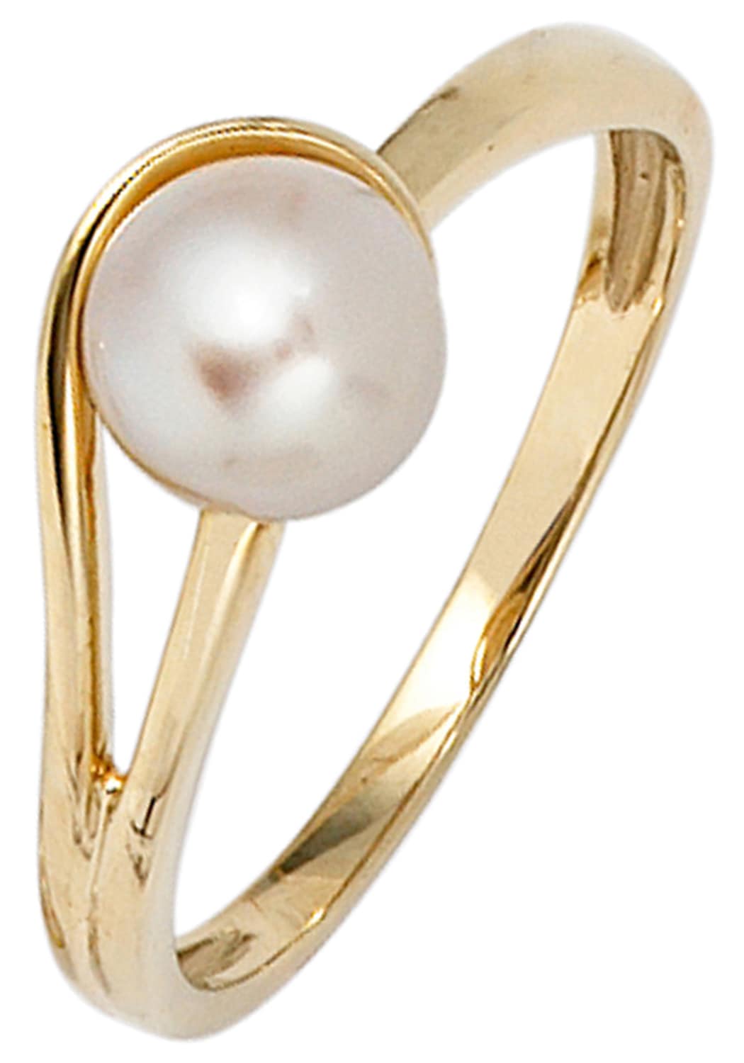 JOBO Perlenring "Ring mit Perle 6,5 mm", 585 Gold günstig online kaufen