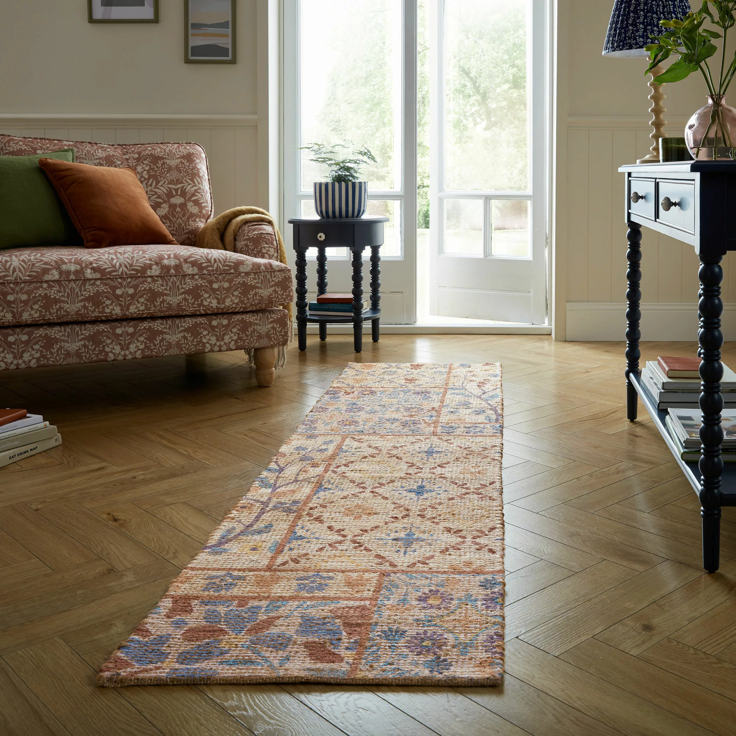 FLAIR RUGS Teppich »TAYLOR PATCHWORK«, rechteckig, 7 mm Höhe, Bedruckter Ju günstig online kaufen