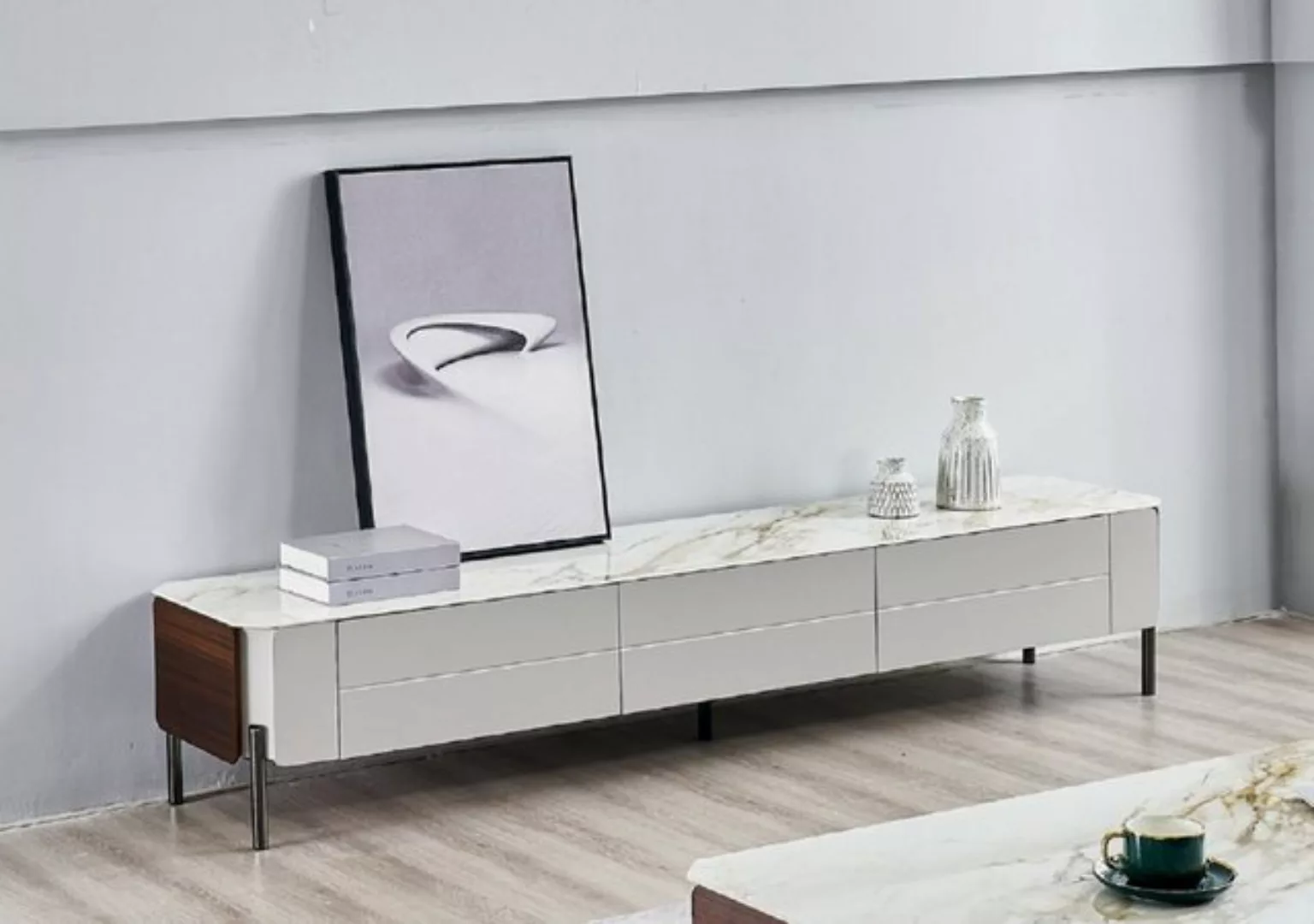 JVmoebel TV-Schrank Weiß rtv Lowboard Sideboard Holz Modern Wohnzimmer Neu günstig online kaufen