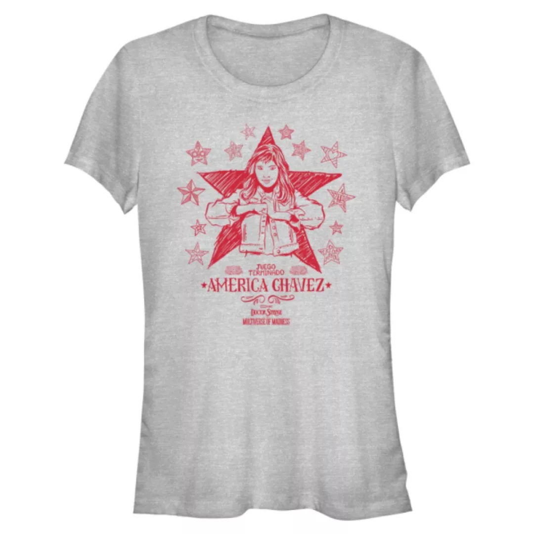 Marvel - Doctor Strange - America Chavez Doodle Chavez - Frauen T-Shirt günstig online kaufen