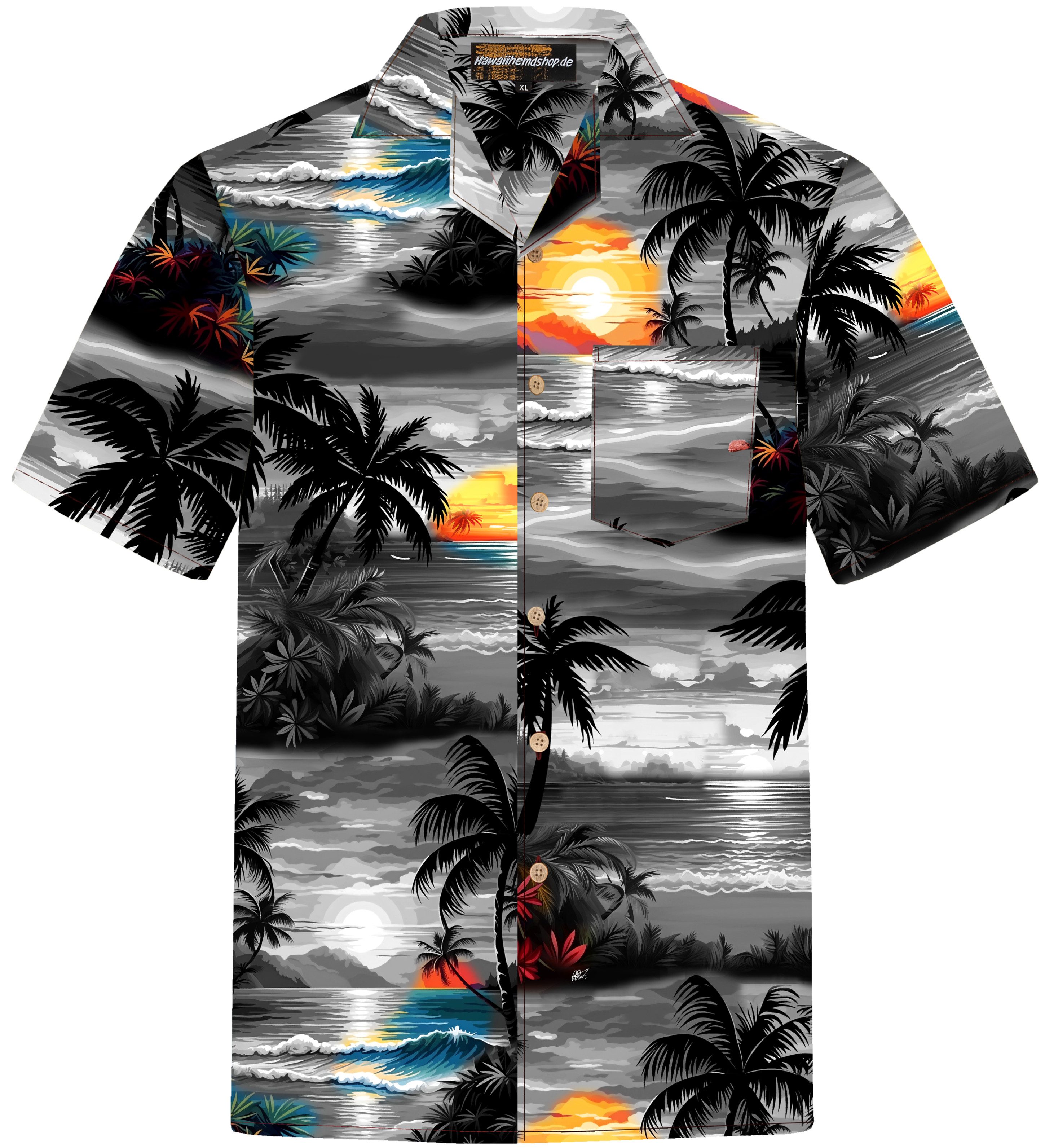 Hawaiihemdshop.de Hawaiihemd Hawaii Hemd Herren Baumwolle günstig online kaufen