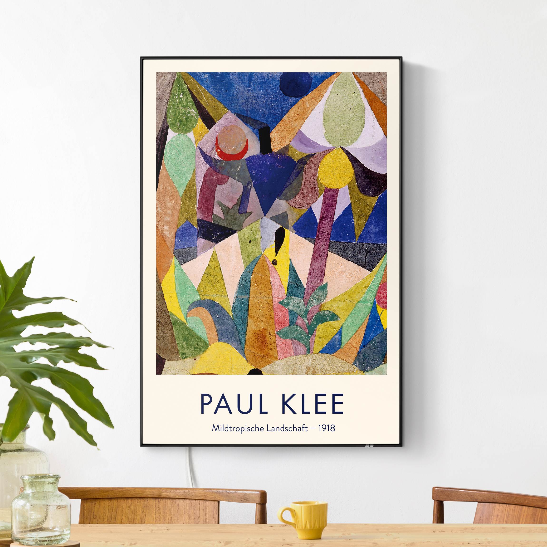 LED-Wechselbild Paul Klee - Mildtropische Landschaft - Museumsedition günstig online kaufen