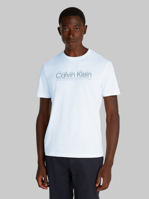 Calvin Klein T-Shirt CP-DOUBLE LOGO T-SHIRT mit großem Logoschriftzug günstig online kaufen