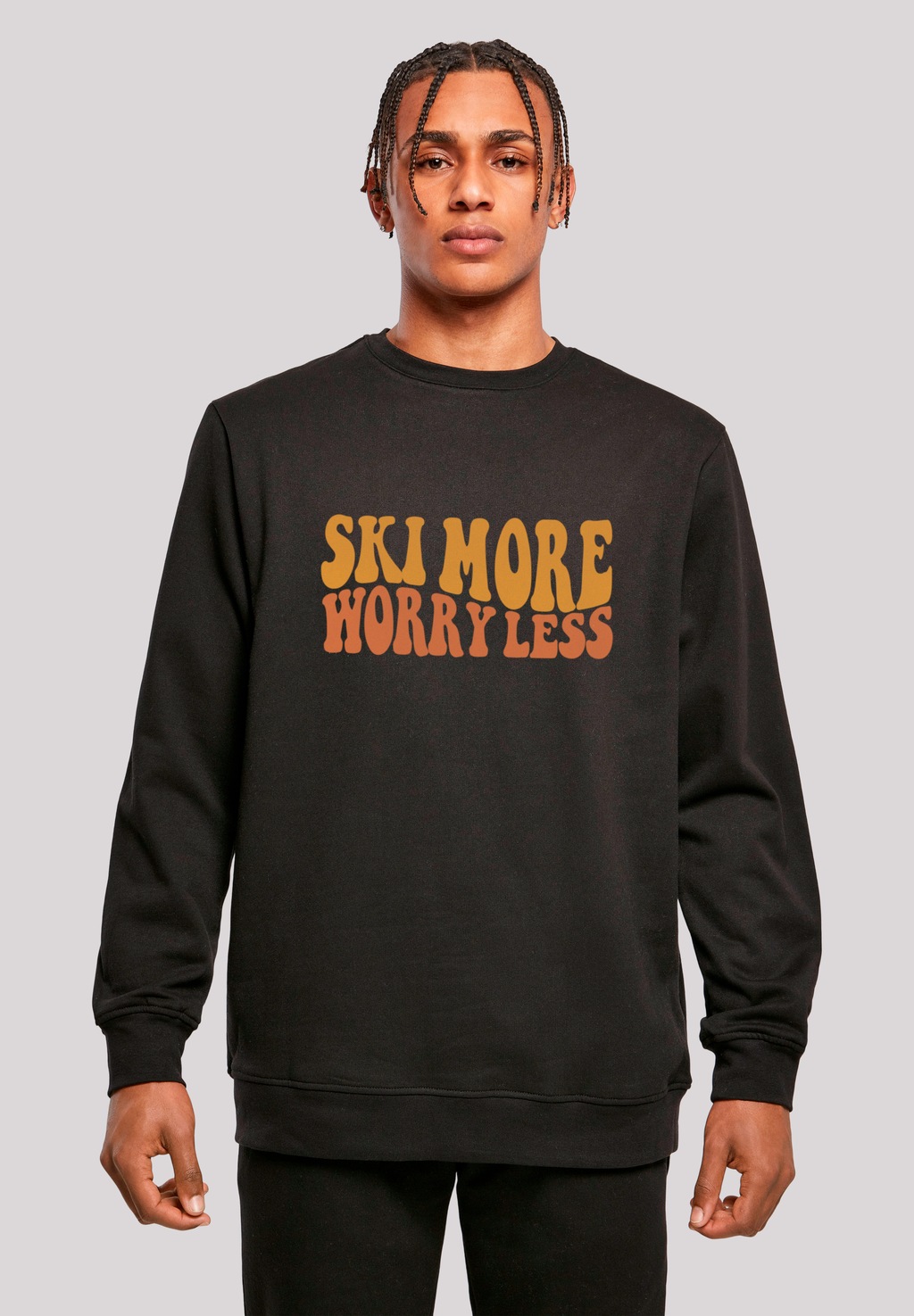 F4NT4STIC Sweatshirt "Ski More Worry Less", Premium Qualität günstig online kaufen