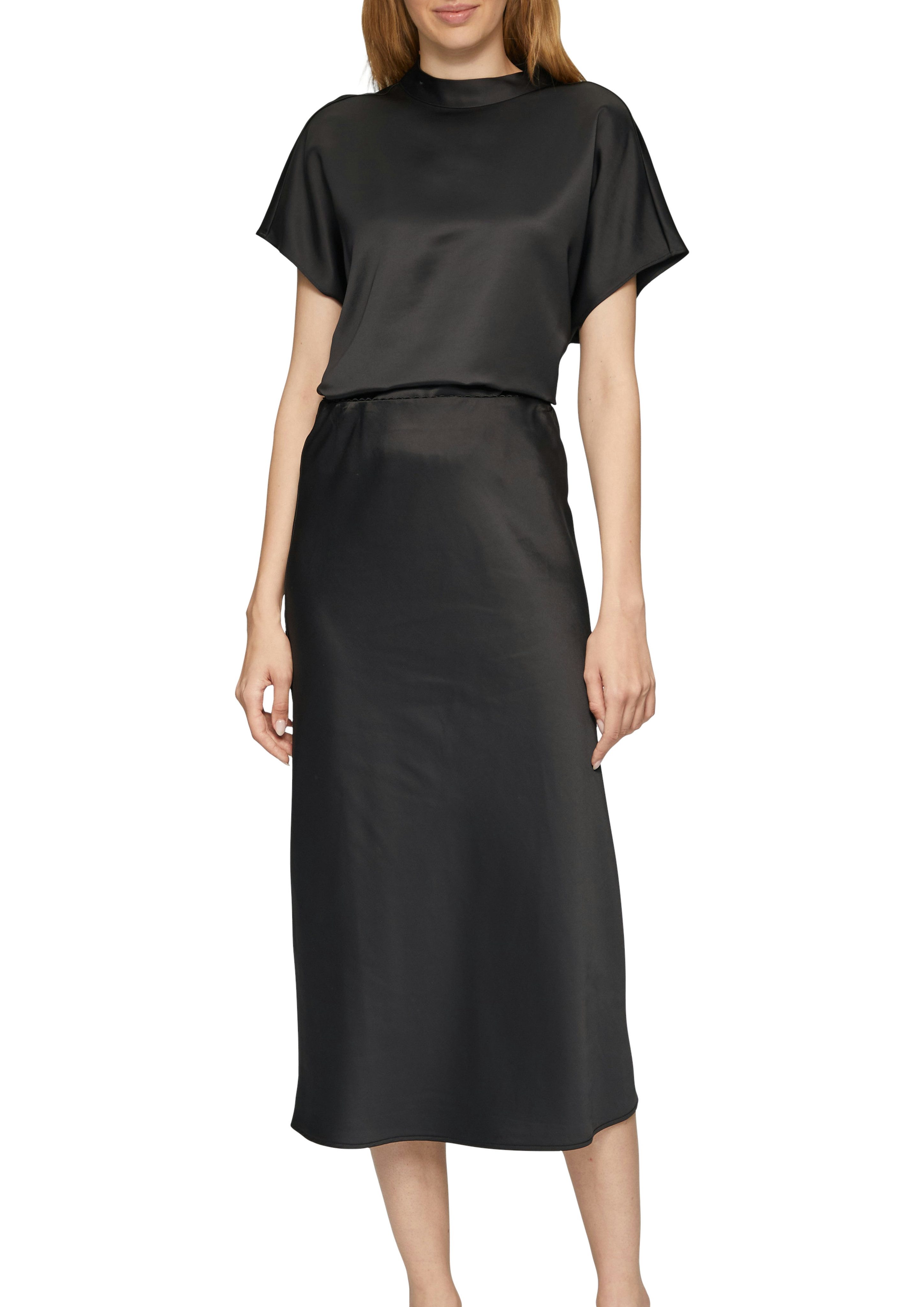 s.Oliver BLACK LABEL Satinbluse mit 1/2 günstig online kaufen
