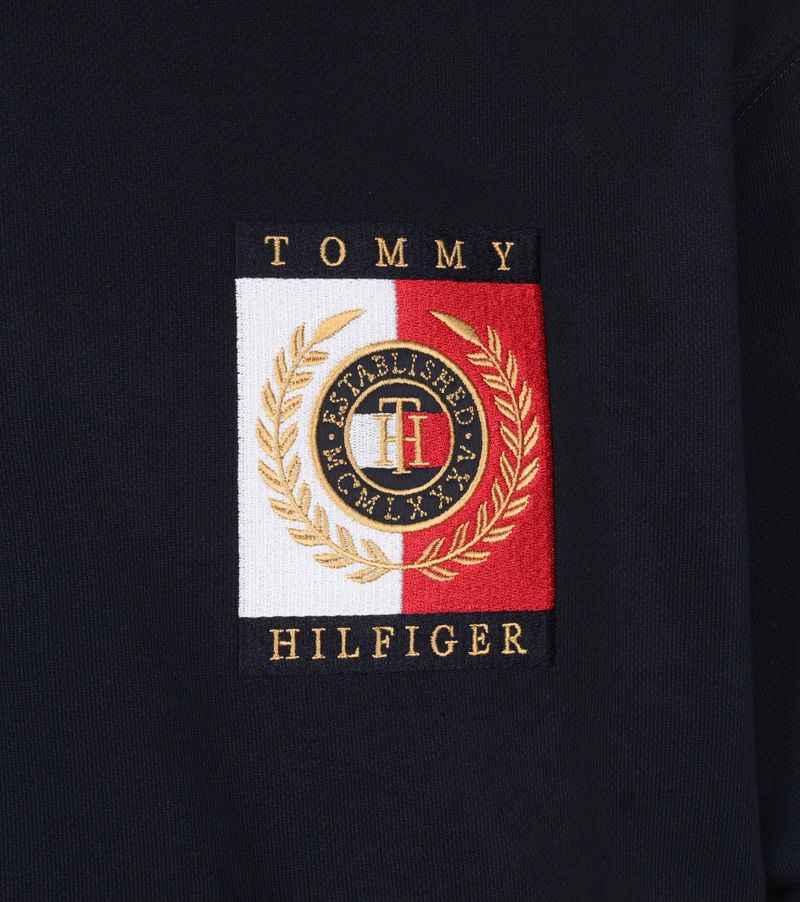 Tommy Hilfiger Big and Tall Sweater Zipper Navy - Größe 3XL günstig online kaufen