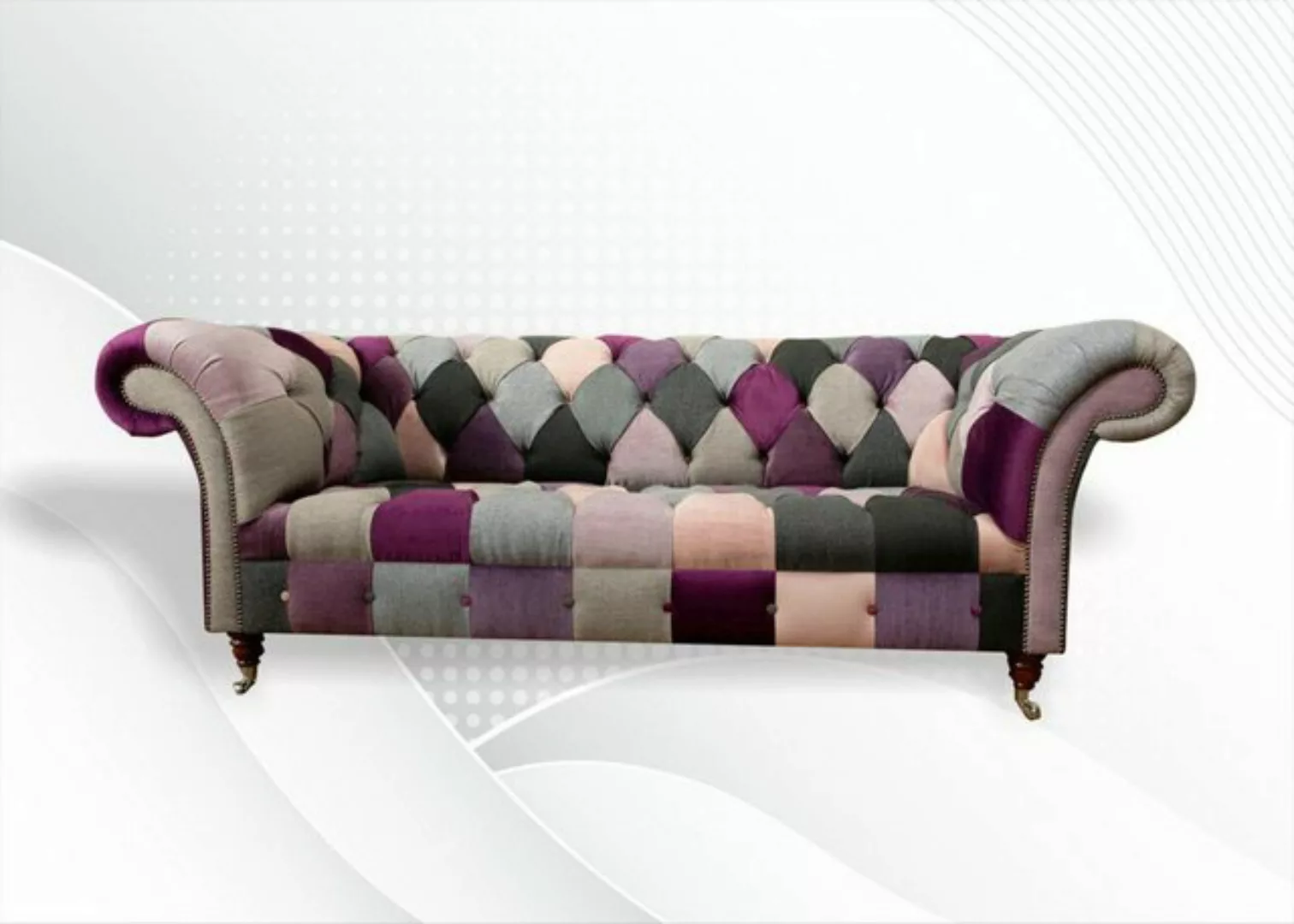 Xlmoebel Sofa Neues buntes Drei-Sitzer-Stoffsofa mit modernem Design -, Her günstig online kaufen