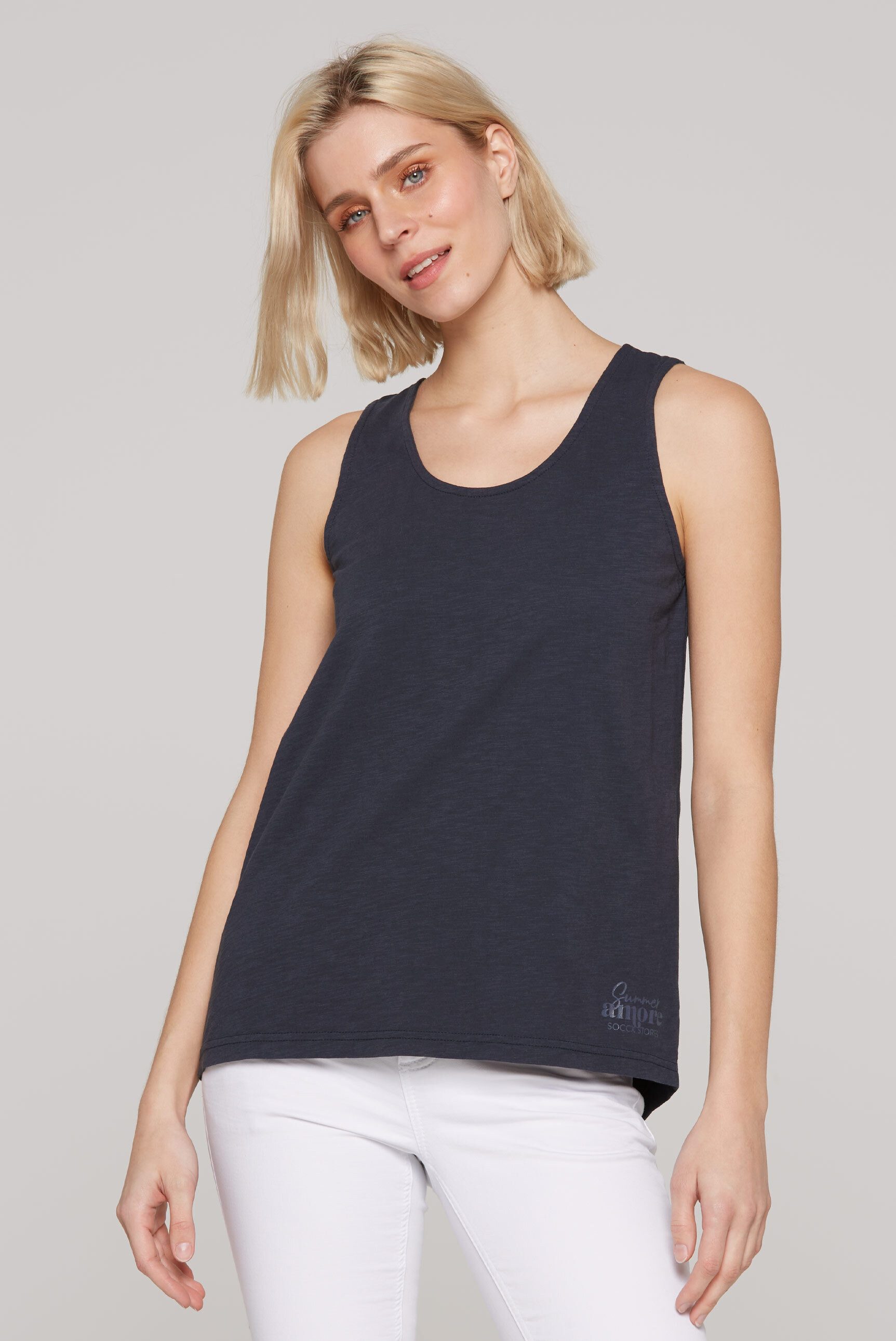 SOCCX Tanktop, aus Baumwolle günstig online kaufen