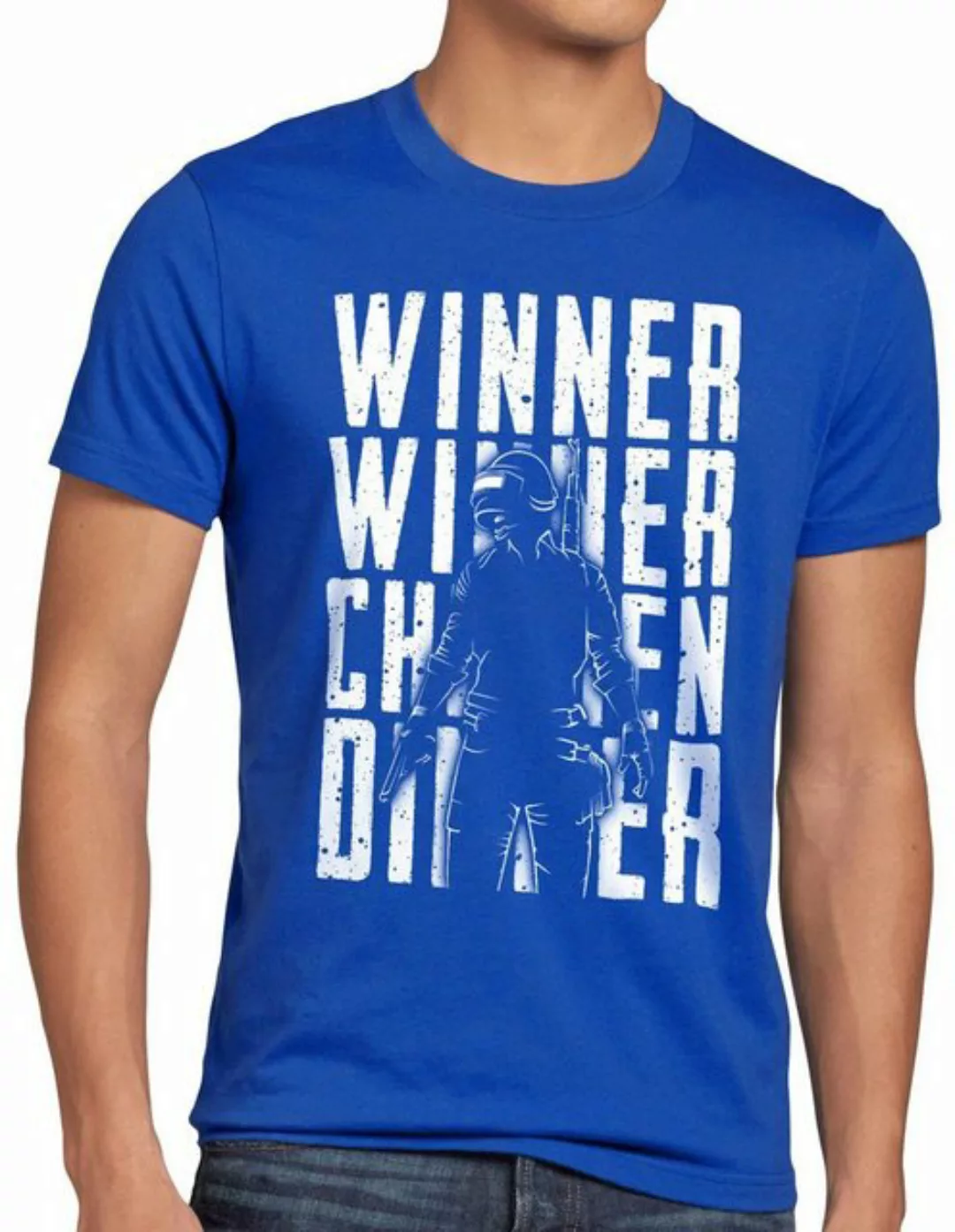 style3 Print-Shirt Herren T-Shirt Winner Winner Chicken Dinner pvp multipla günstig online kaufen