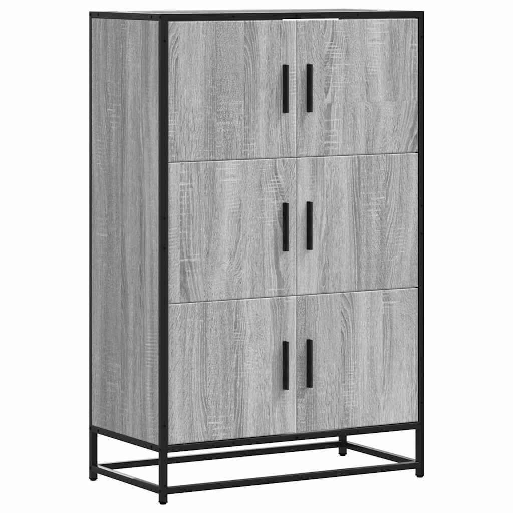 vidaXL Highboard Highboard Grau Sonoma 68x35x106,5 günstig online kaufen