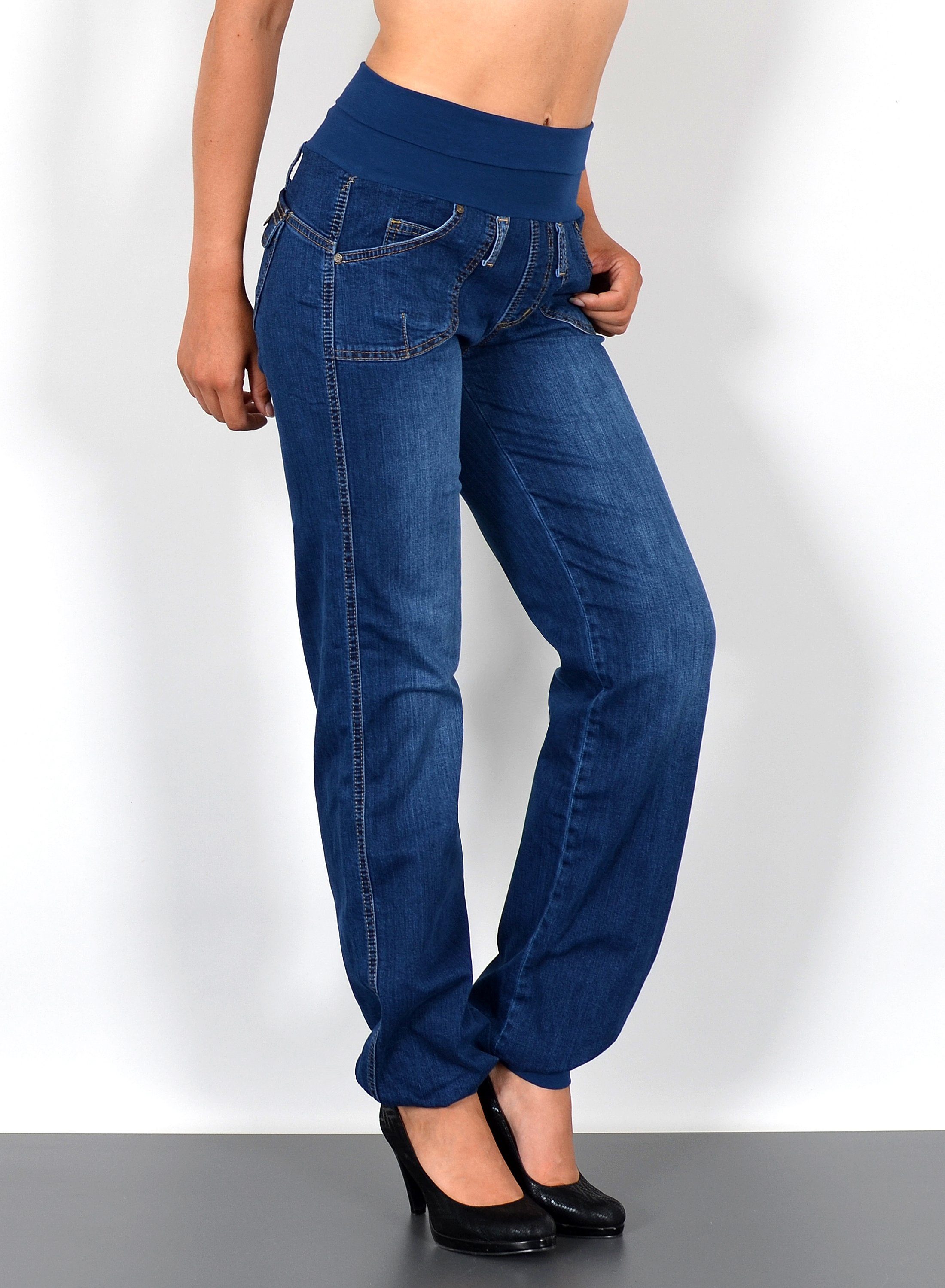 ESRA Pumphose Damen Jeanshose Pumphose hohe günstig online kaufen