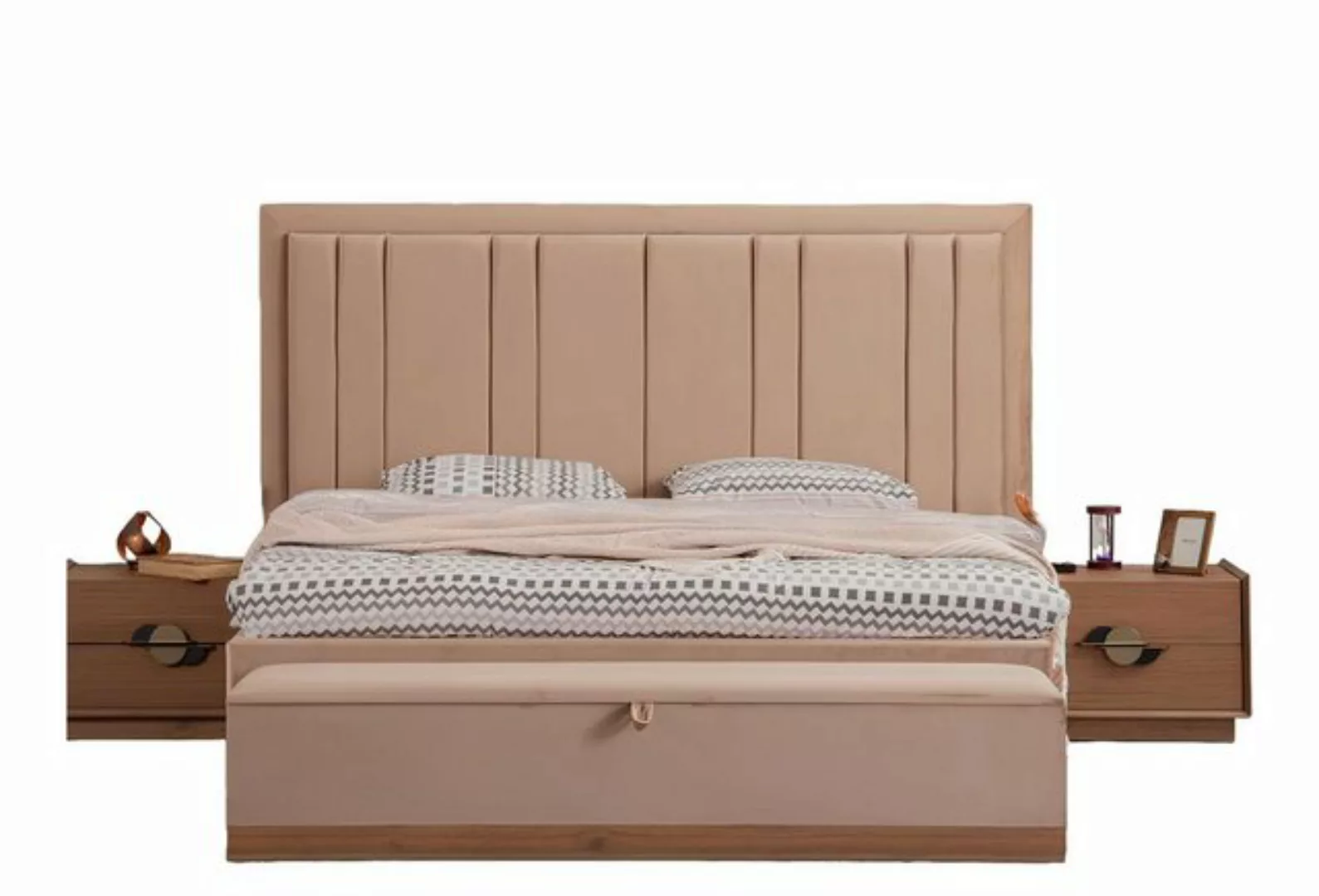 Xlmoebel Bett Luxuriöses modernes 3-teiliges Set mit einem Bett für ein Sch günstig online kaufen